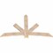Ekena Millwork Alberta Smooth Timber Gable Bracket, Douglas Fir, 72"W x 45"H x 1 1/2"D x 5 1/2"F, 15/12 Pitch GBW072X45X0206ALB00SDF - alternate 3